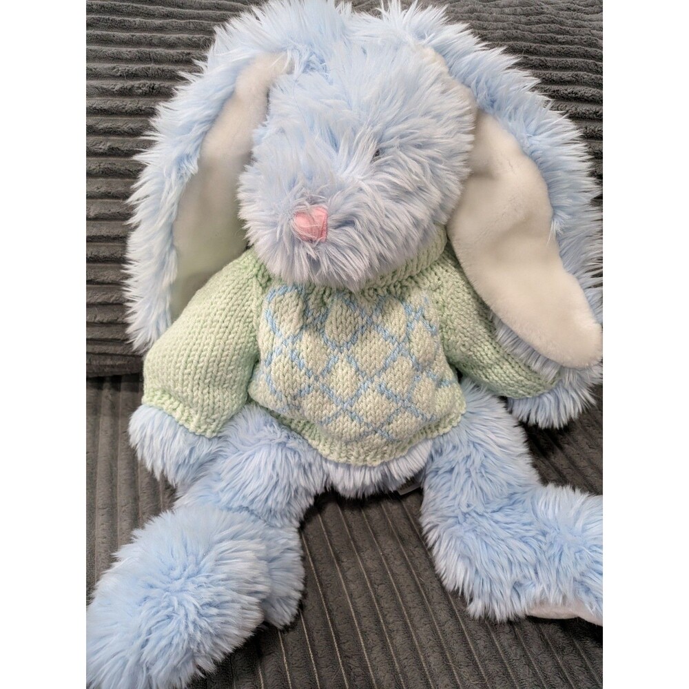 Dan Dee Collector's Choice Blue Bunny Rabbit Plush 20" Large Stuffed Animal